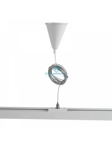 Wiva 41900129 Kit de suspensión para carril blanco de 2m